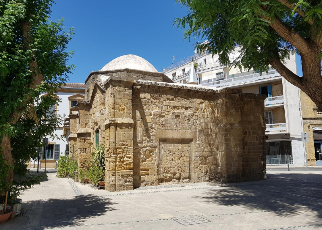 Interior or symbolic view of Arablar Mosque representing shared heritage